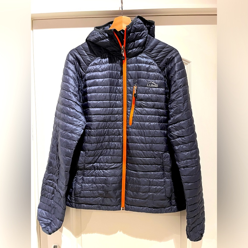 LL Bean Jacket Mens Down Puffer Ultralight 850 Down Stowaway.